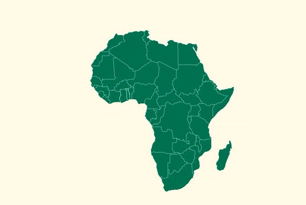 Carte des pays participants à la ZLECAf